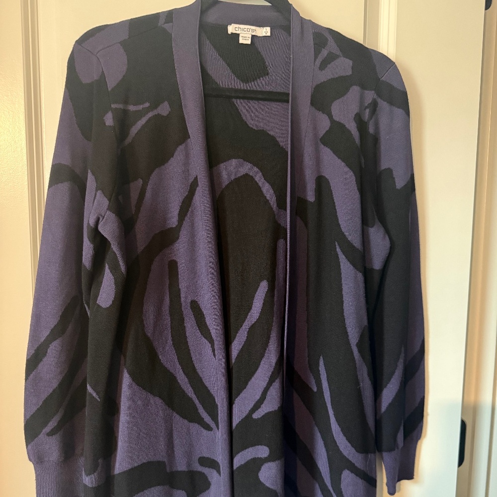 Chico's Jacket/Sweater Cardigan Sz: Med